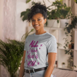 Best Unisex Graphic Tee Gildan - "Think About You" Shirt