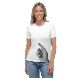 Graphic Hand Printed Women T-Shirt