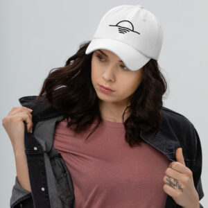 Embroidered Sunset Minimalist Dad Hat